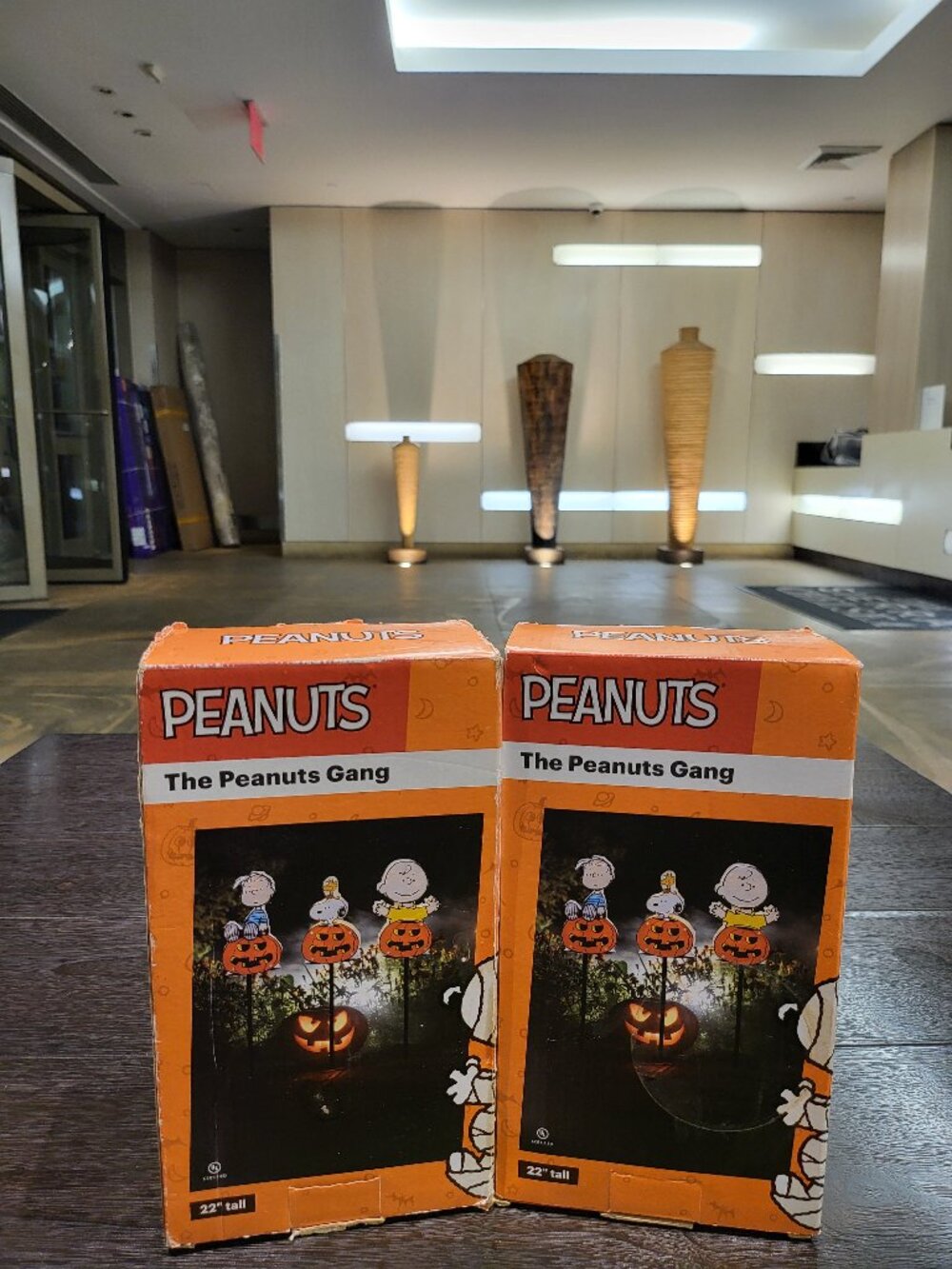 2 Peanut Gang outside decorations